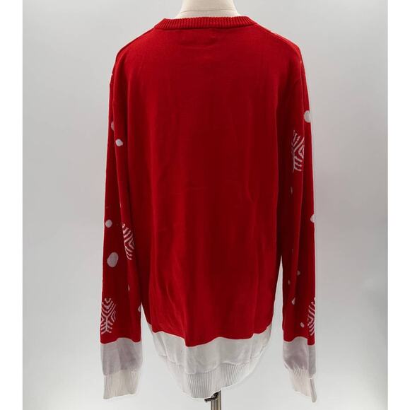 SSLR Red Rudolph Crewneck Men's Sweater - L  NWT - Picture 3 of 12